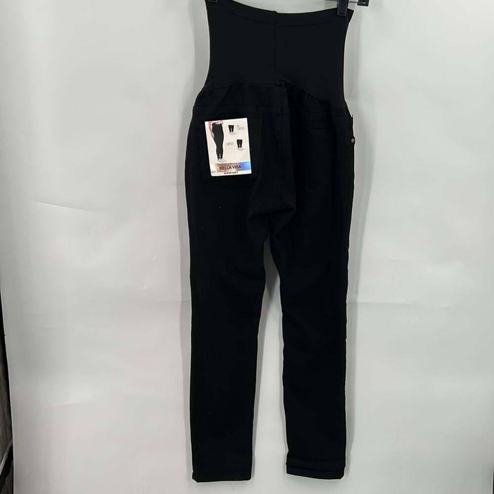 Bellavida Maternity Black NWT Cuffed or Uncuffed Panel Pants Size XL - Picture 7 of 13